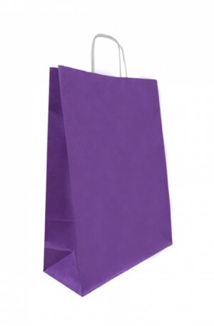 Mor Renk Kraft Kağıt Poşet 25×31