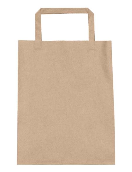 Düz Saplı Kağıt Poşet 18x23x9 cm