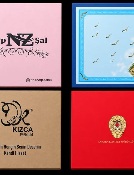 Eşarp Zarfı 25×25 cm – Kraft Karton Eşarp Ambalajı | Stoklu & Özel Üretim