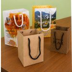 Bal Karton Çantası 850 gr – 11×15×10 cm | Baskılı & Baskısız Kraft Çanta