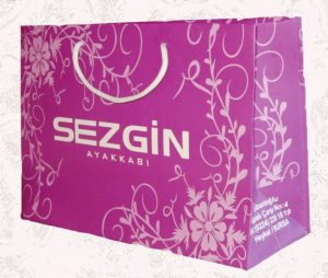 Ayakkabı mağazası karton çanta 1
