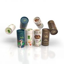 kahve silindir kutuları